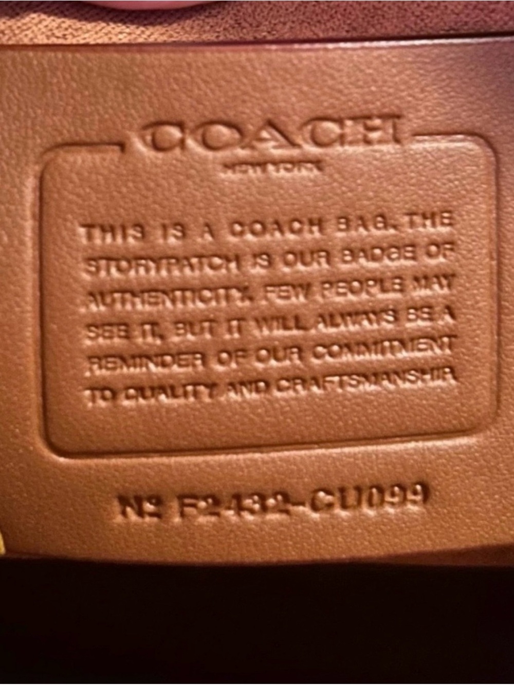 Coach Legacy Small Leather
Shoulder Bag - Picture 9 of 11
